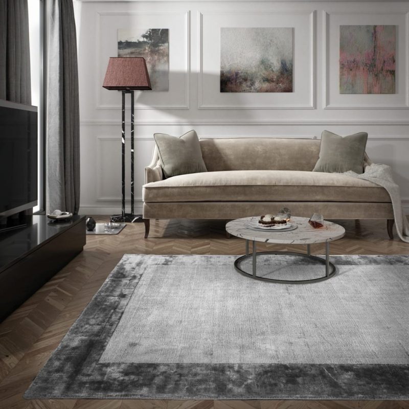 Carpet Decor Aracelis Steel Gray L