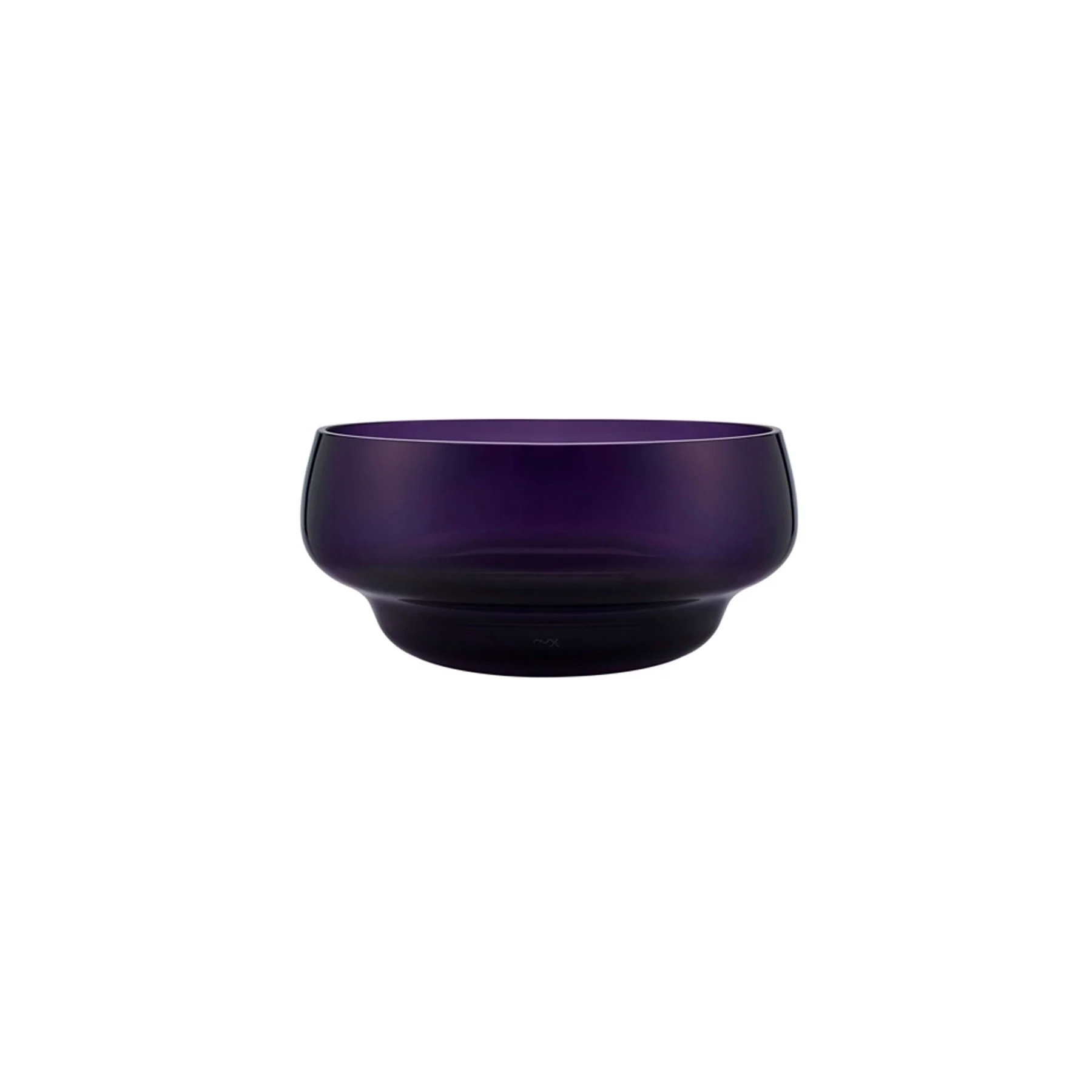 NUDE GLASS Heads Up Bowl Small Purple